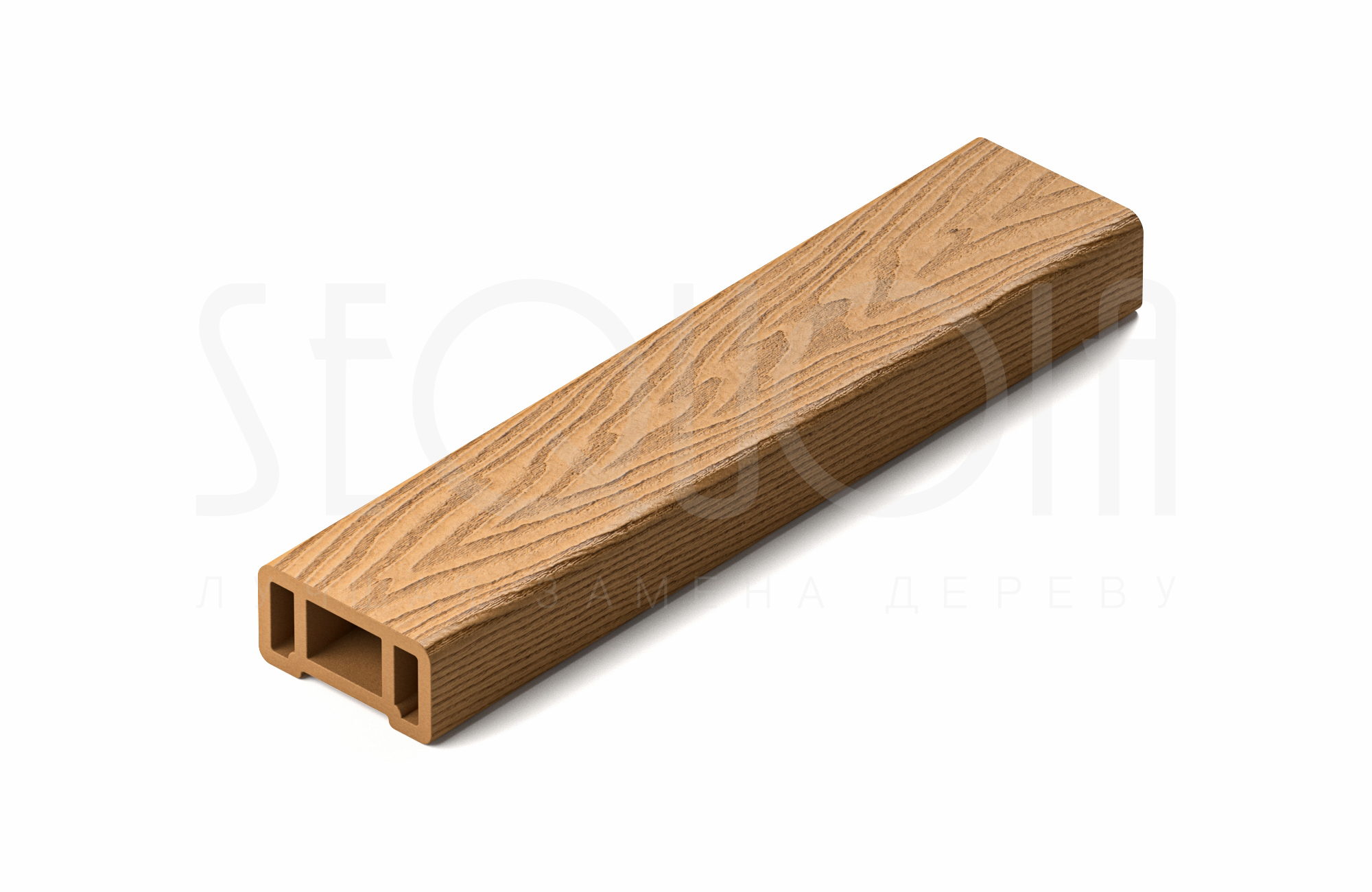 Перила SEQUOIA® Evolution 3D WOOD 90х45х3000мм NATURE