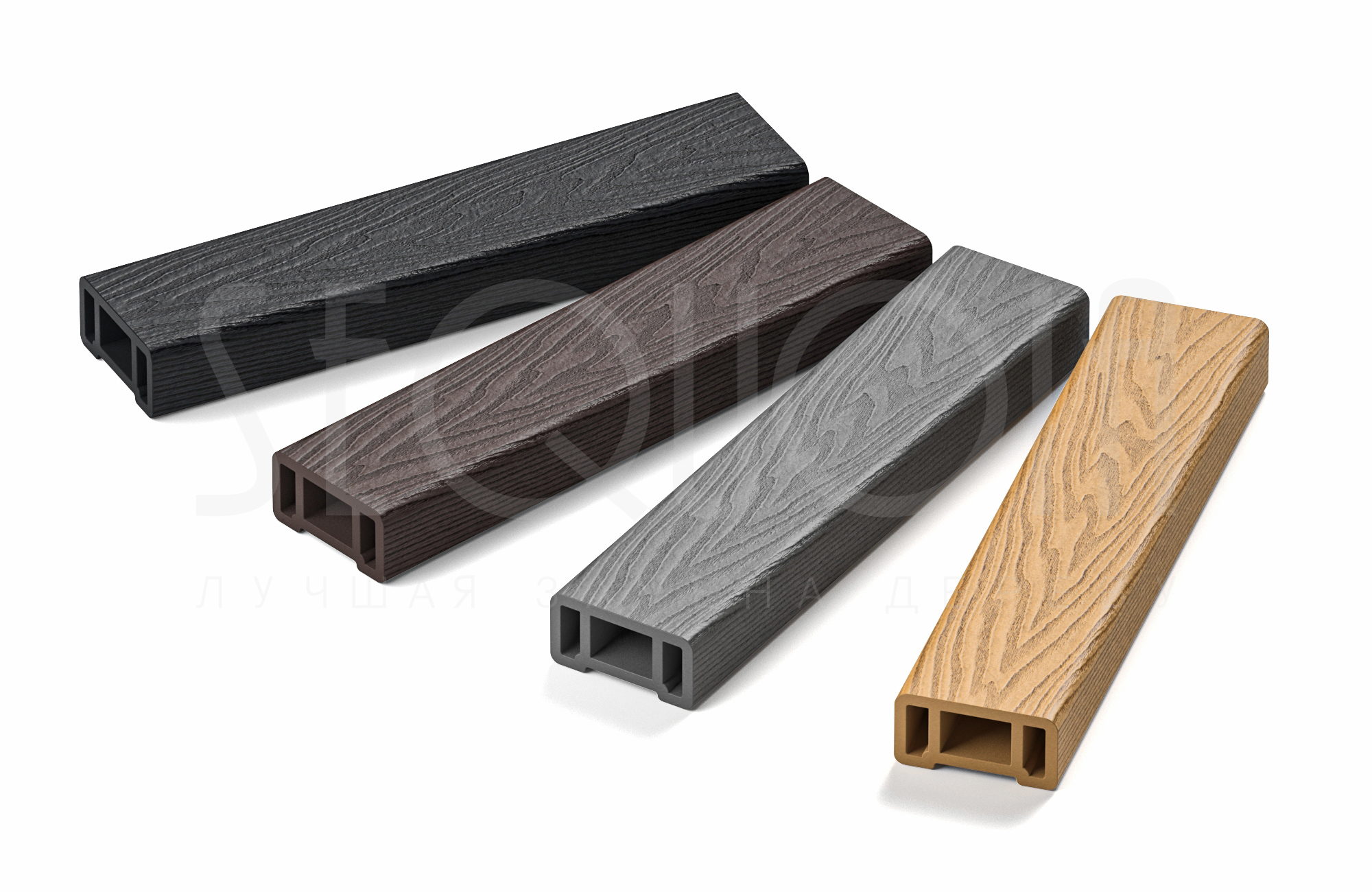 Перила SEQUOIA® Evolution 3D WOOD 90х45х3000мм